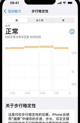 靖江iPhone手机维修如何在iPhone开启'步行稳定性通知'