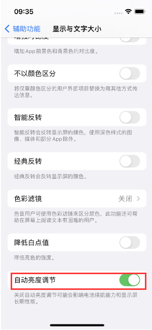 靖江苹果15维修店分享iPhone 15 Pro系列屏幕亮度 