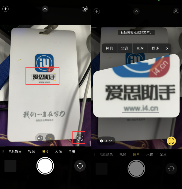 靖江苹果手机维修分享升级iOS 16后如何通过相机翻译文本 