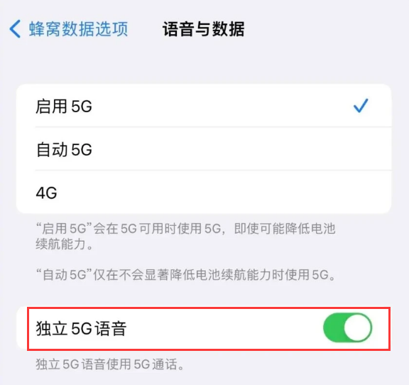 靖江苹果14维修分享iPhone 14 Pro如何开启VoNR 