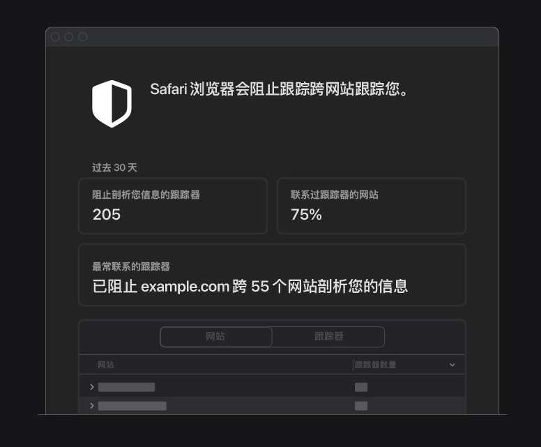 靖江苹果手机维修分享如何在 Safari 浏览器中查看和打开隐私报告 